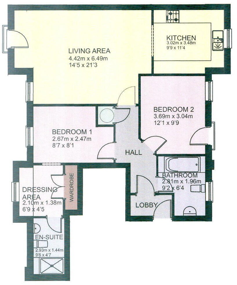 The Mill, Mill Lane, Kempston, Bedford floorplan