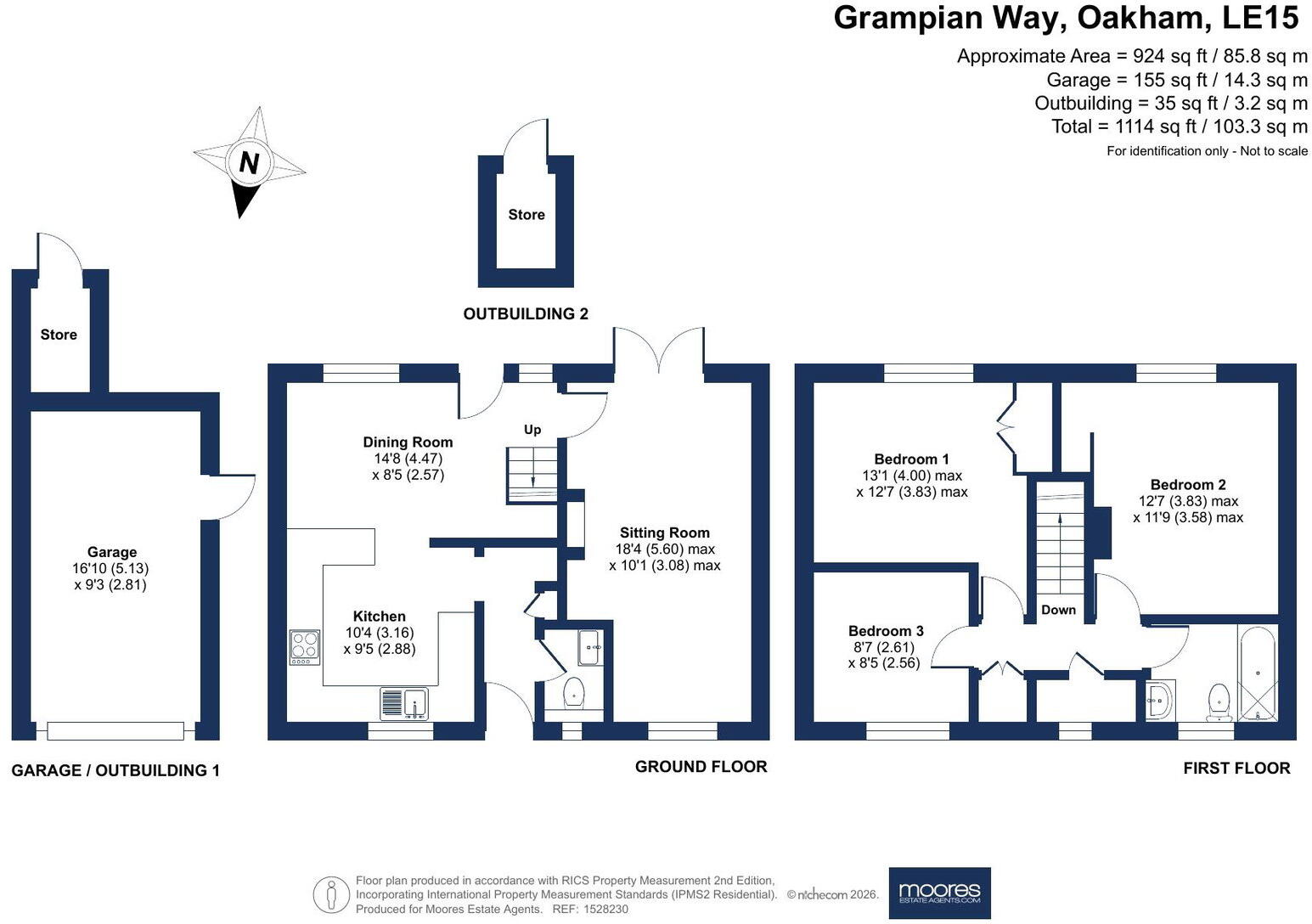 Grampian Way, Oakham floorplan