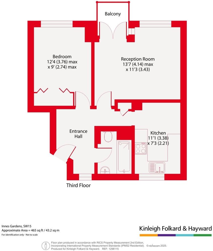 Innes Gardens, Putney Heath, London, SW15 floorplan