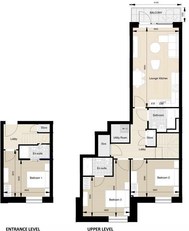 Apartment 52 Timbers floorplan
