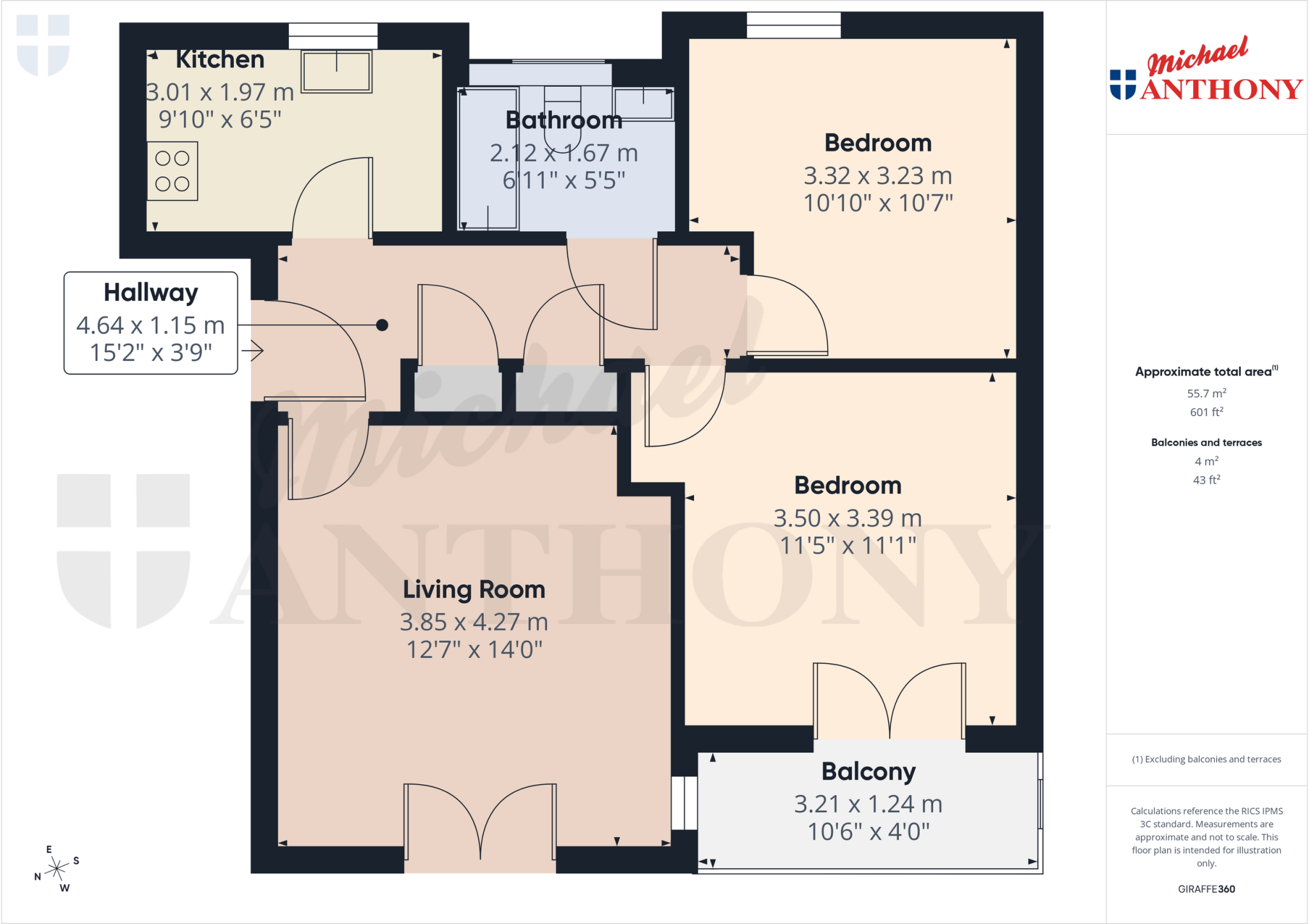 Kingsbrook Basin, Broughton floorplan