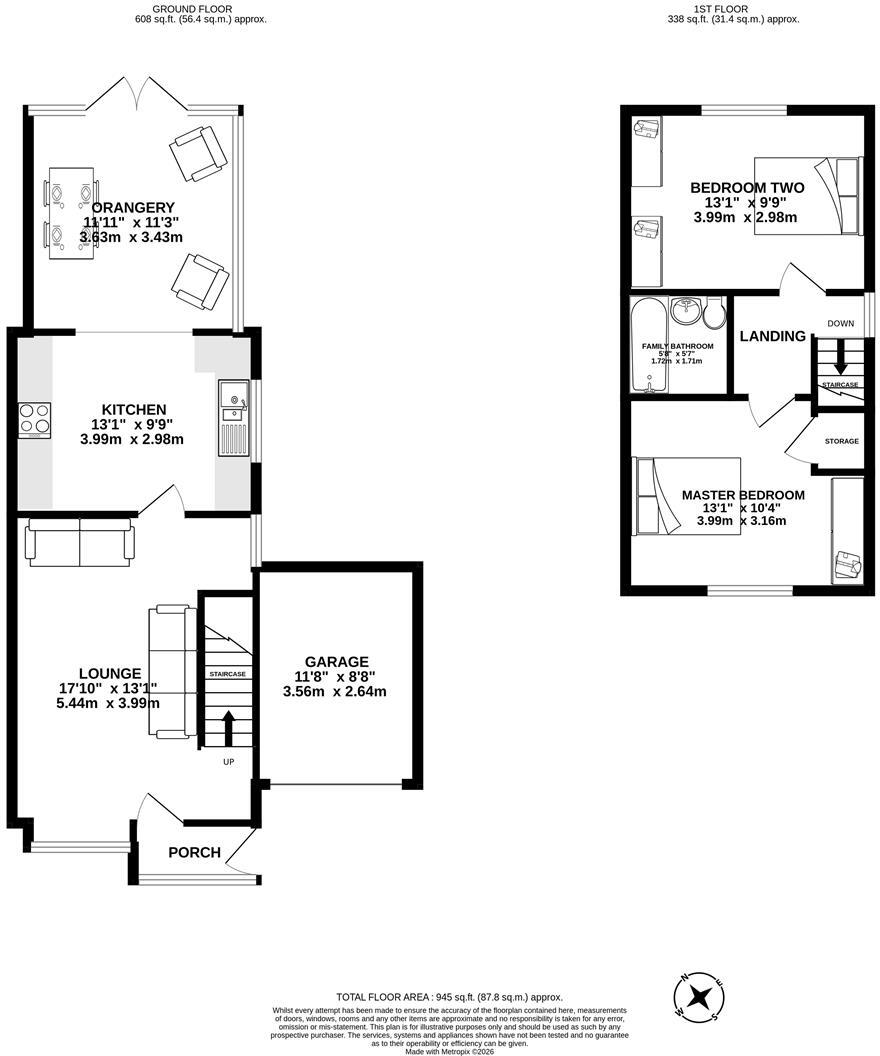 Fernleigh, Leyland floorplan