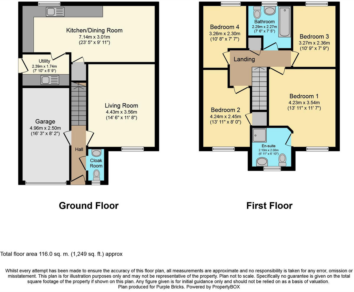 Hollies Close, Winsford floorplan