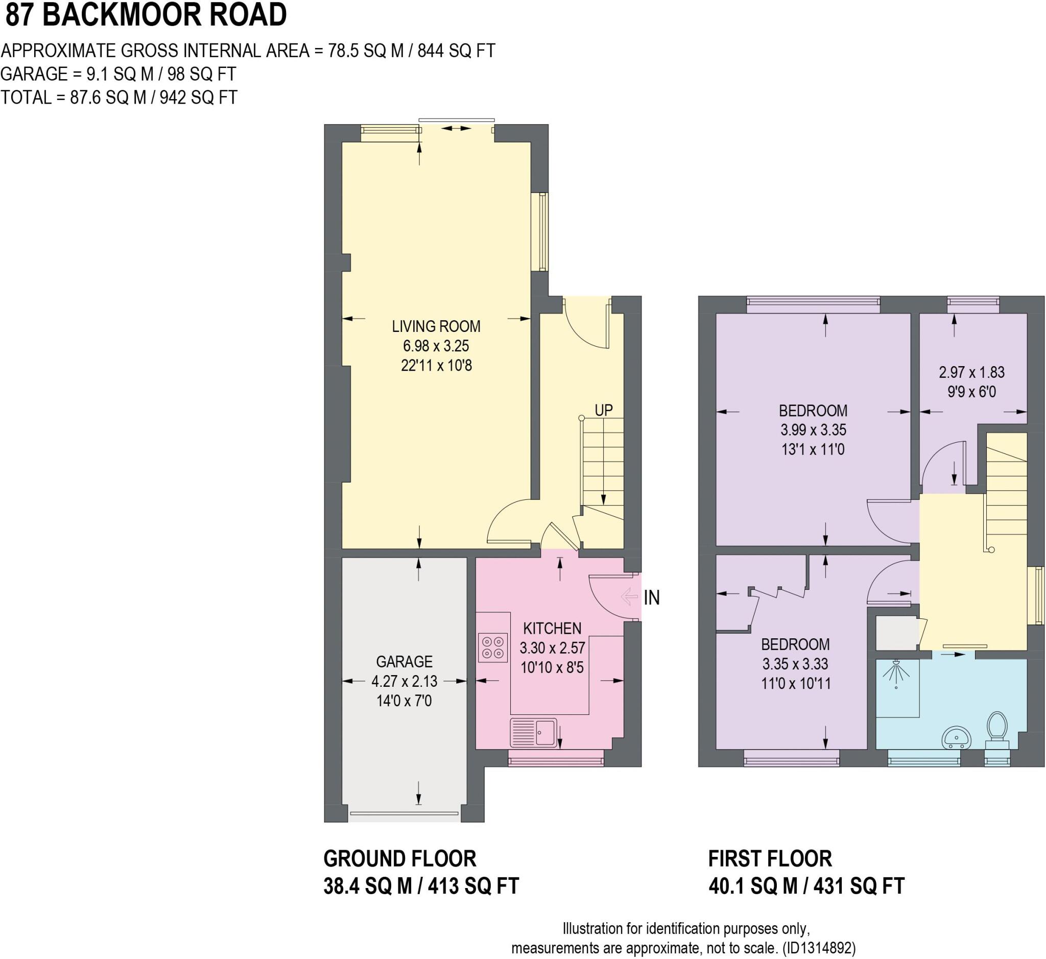 Backmoor Road, Sheffield floorplan