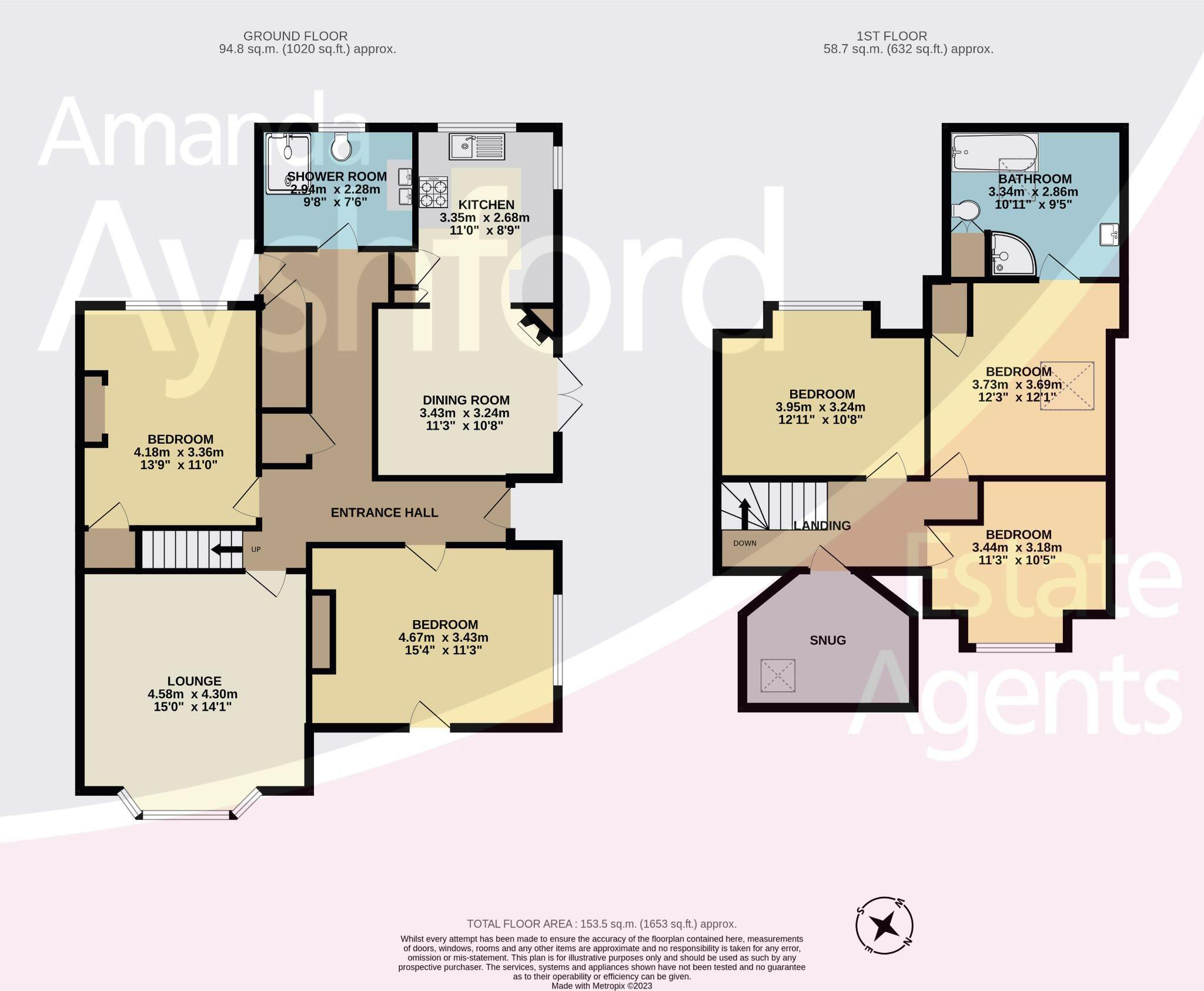 All Hallows Road, Preston, Paignton floorplan