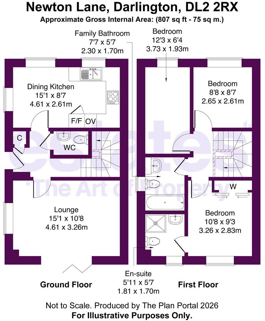 Newton Lane, Darlington, DL2 2RX floorplan