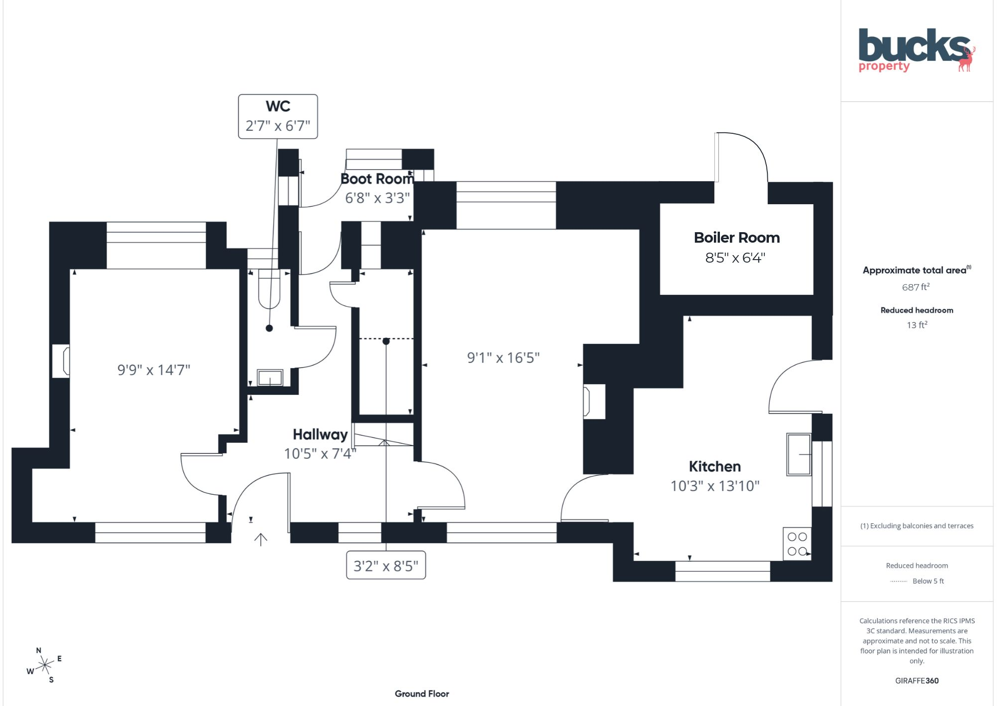 The Green, East End, OX29 floorplan