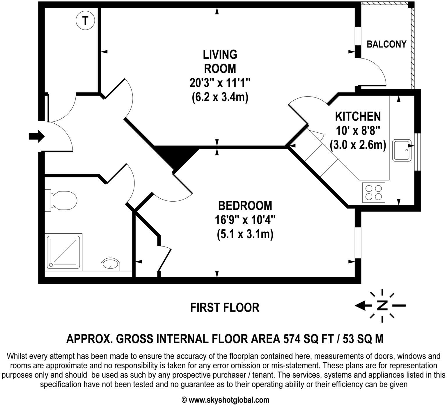 Dukes Ride, Crowthorne floorplan