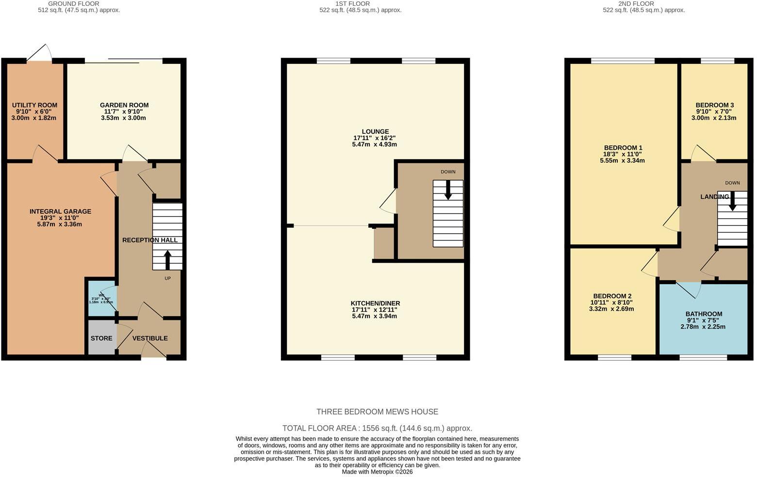Kerton Row, Birkdale, Southport floorplan