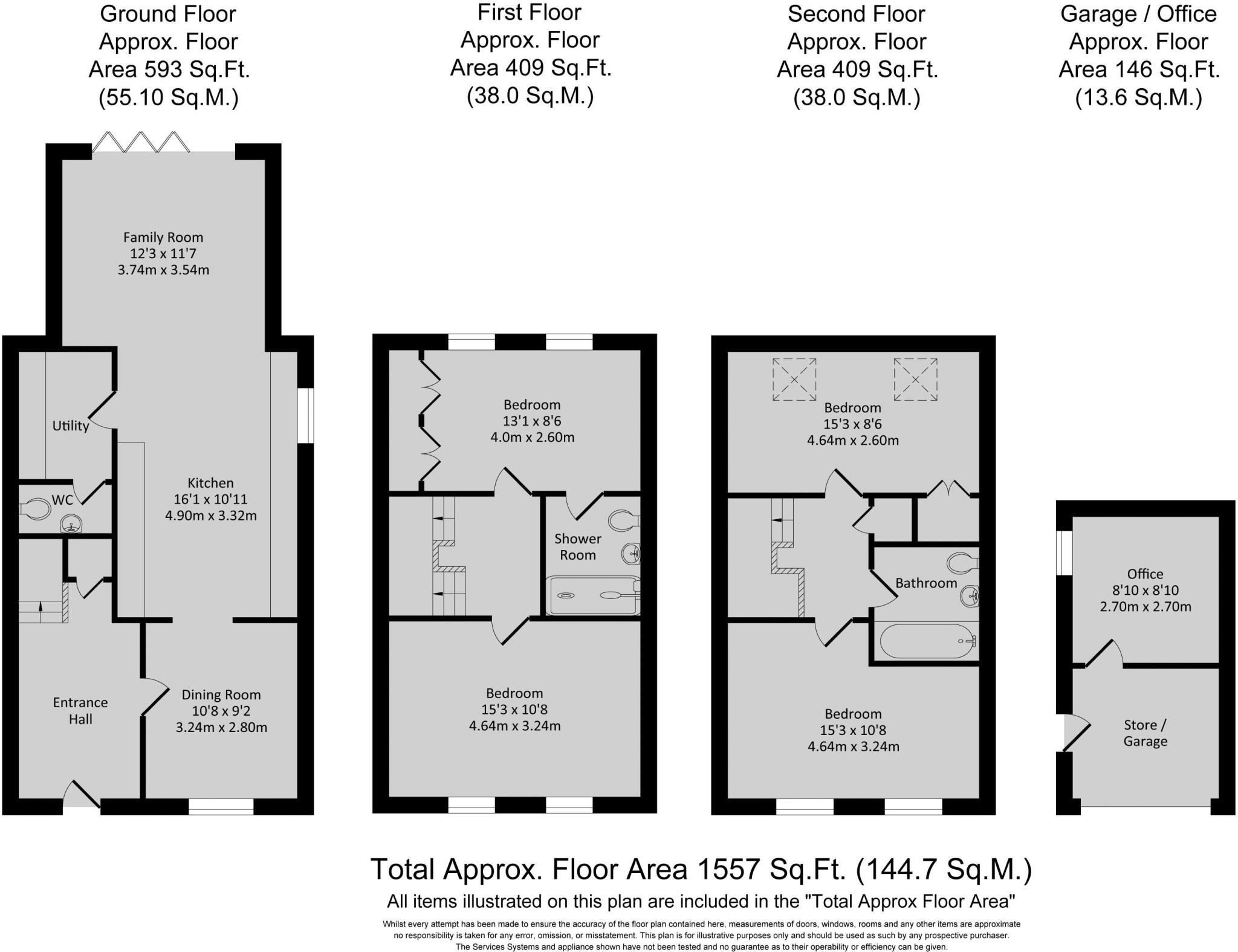 15, Lord Grandison Way floorplan