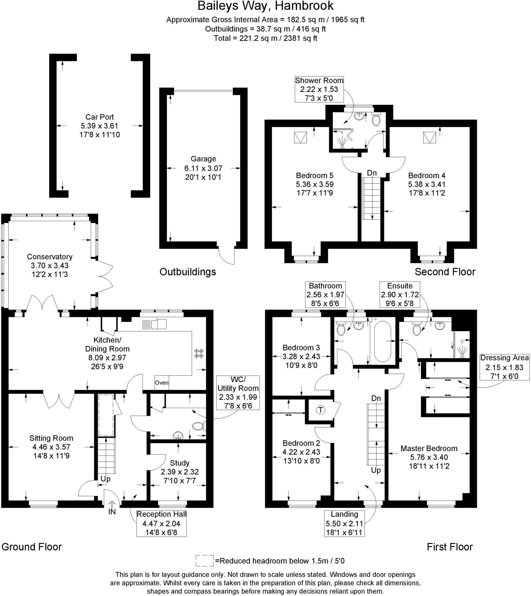 Baileys Way, Hambrook  floorplan