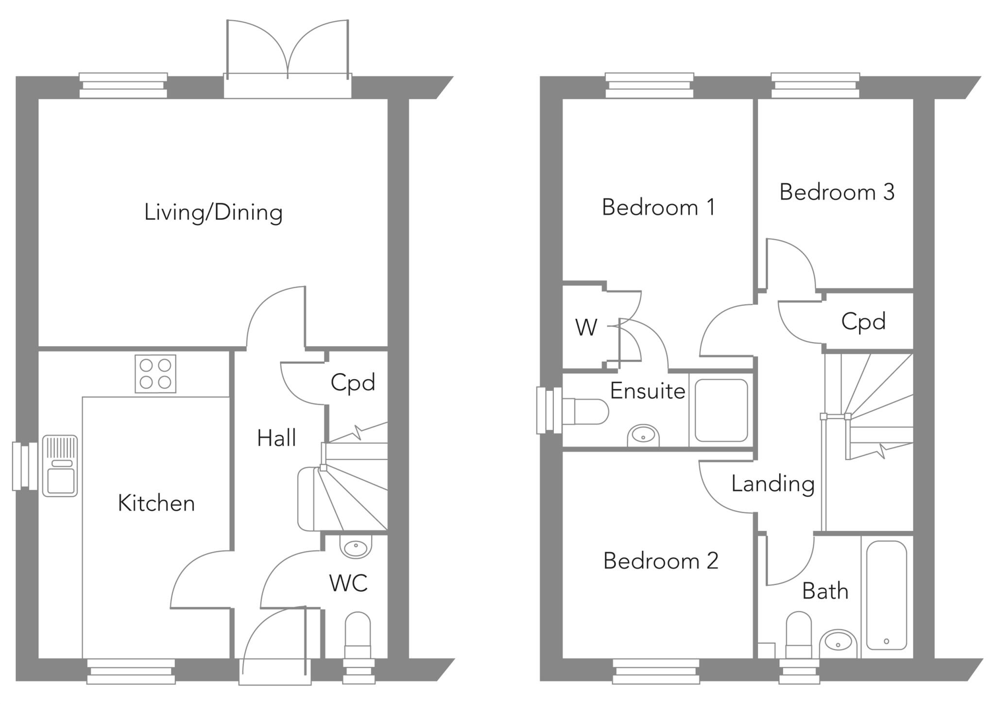 Brighton Road, Bungay floorplan