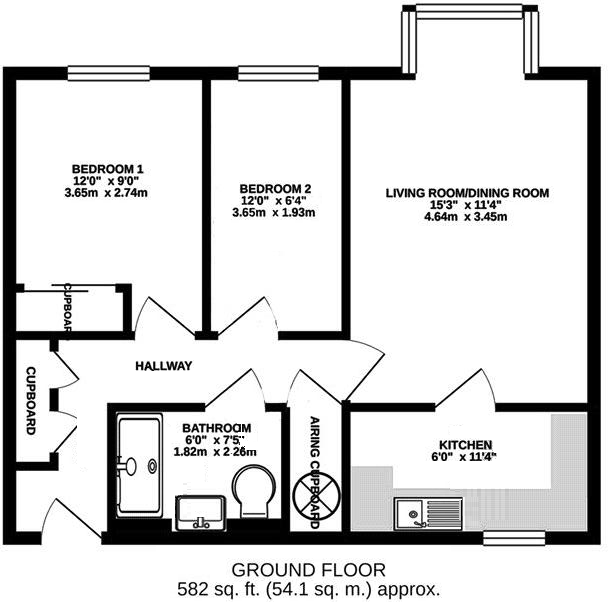 Huntsgreen Court, Bracknell, Berkshire, RG12 floorplan