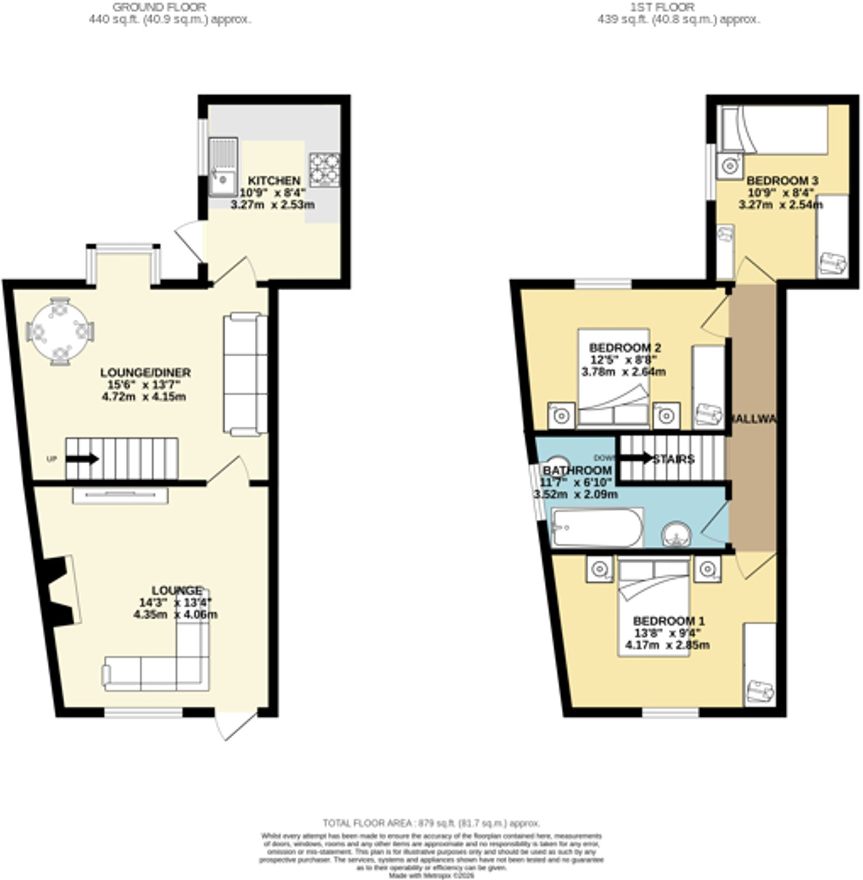 Catherine Street East, Horwich, BL6 floorplan