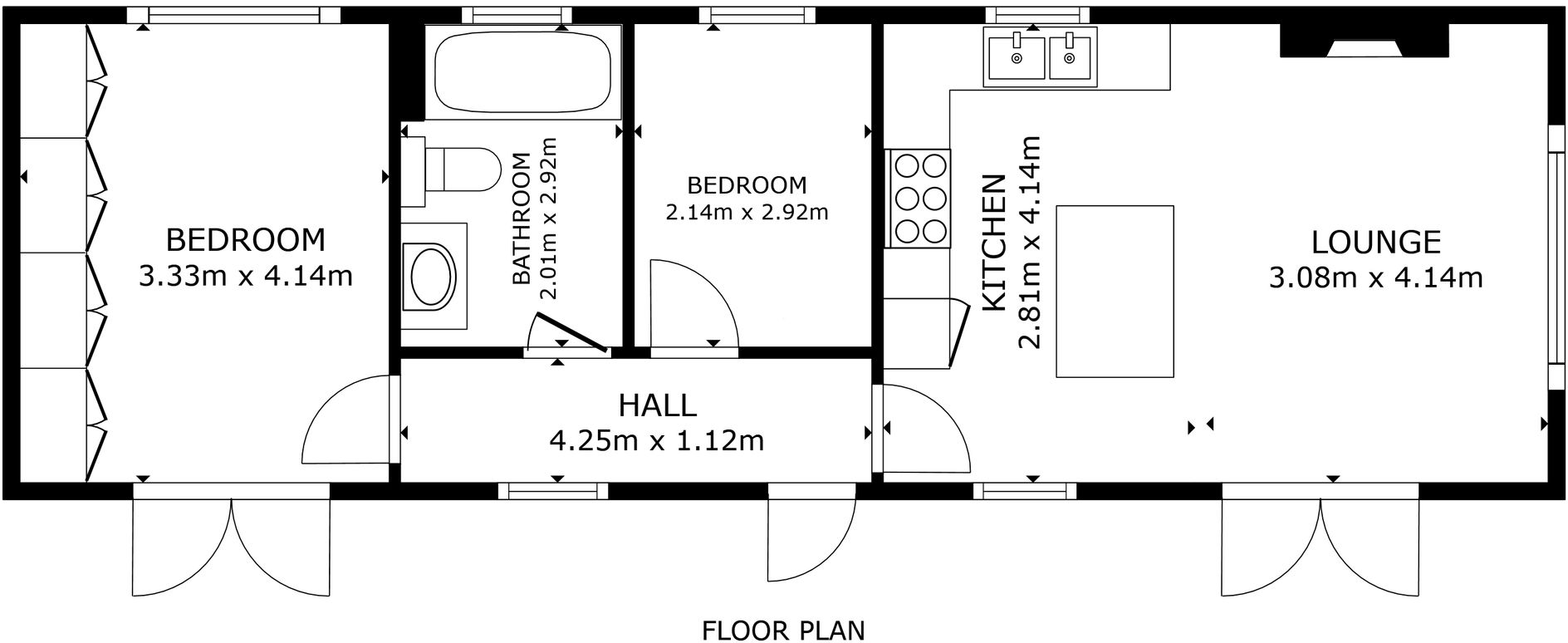 Humbie Chalet Village, Kirknewton, EH27 floorplan