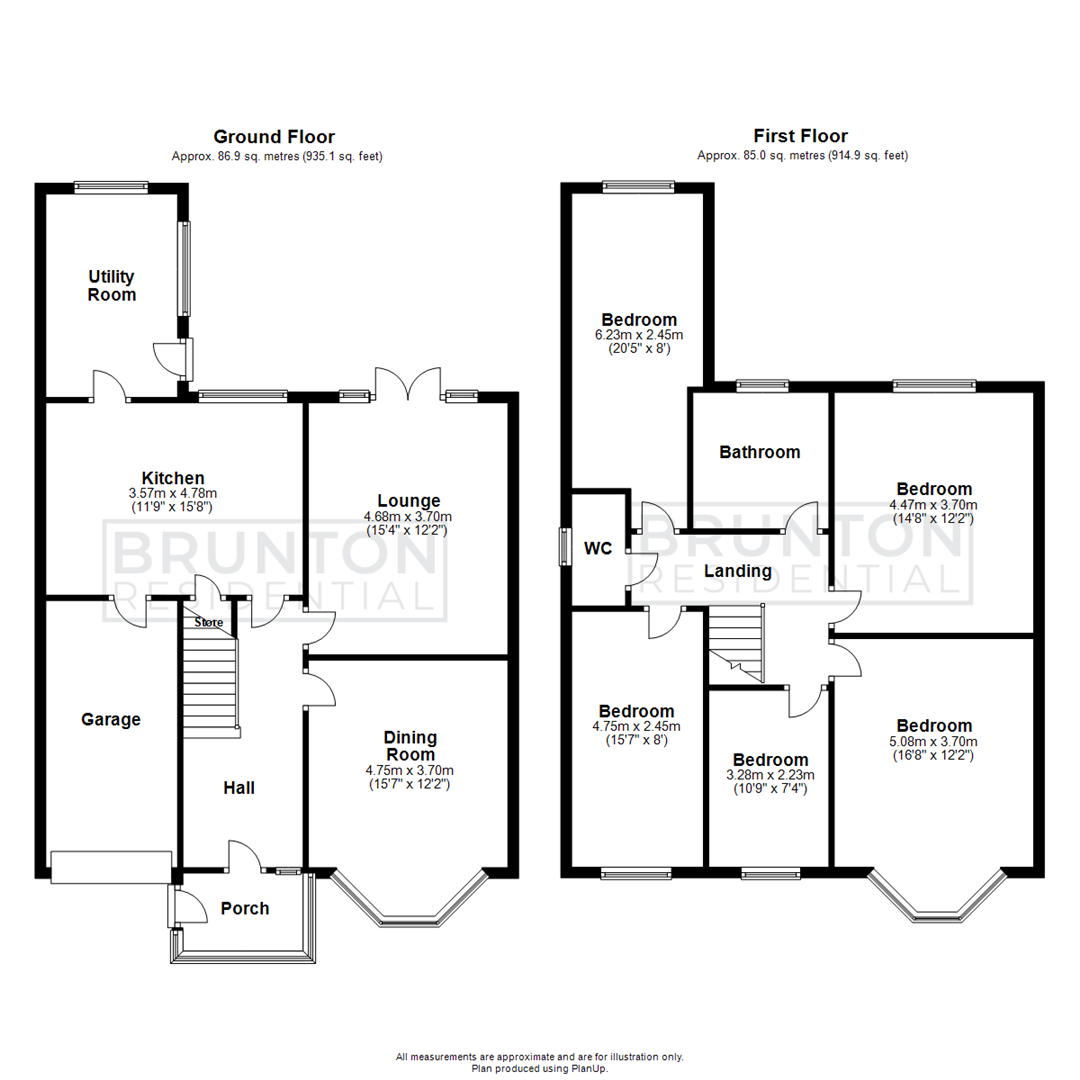 Great North Road, Brunton Park NE3 floorplan