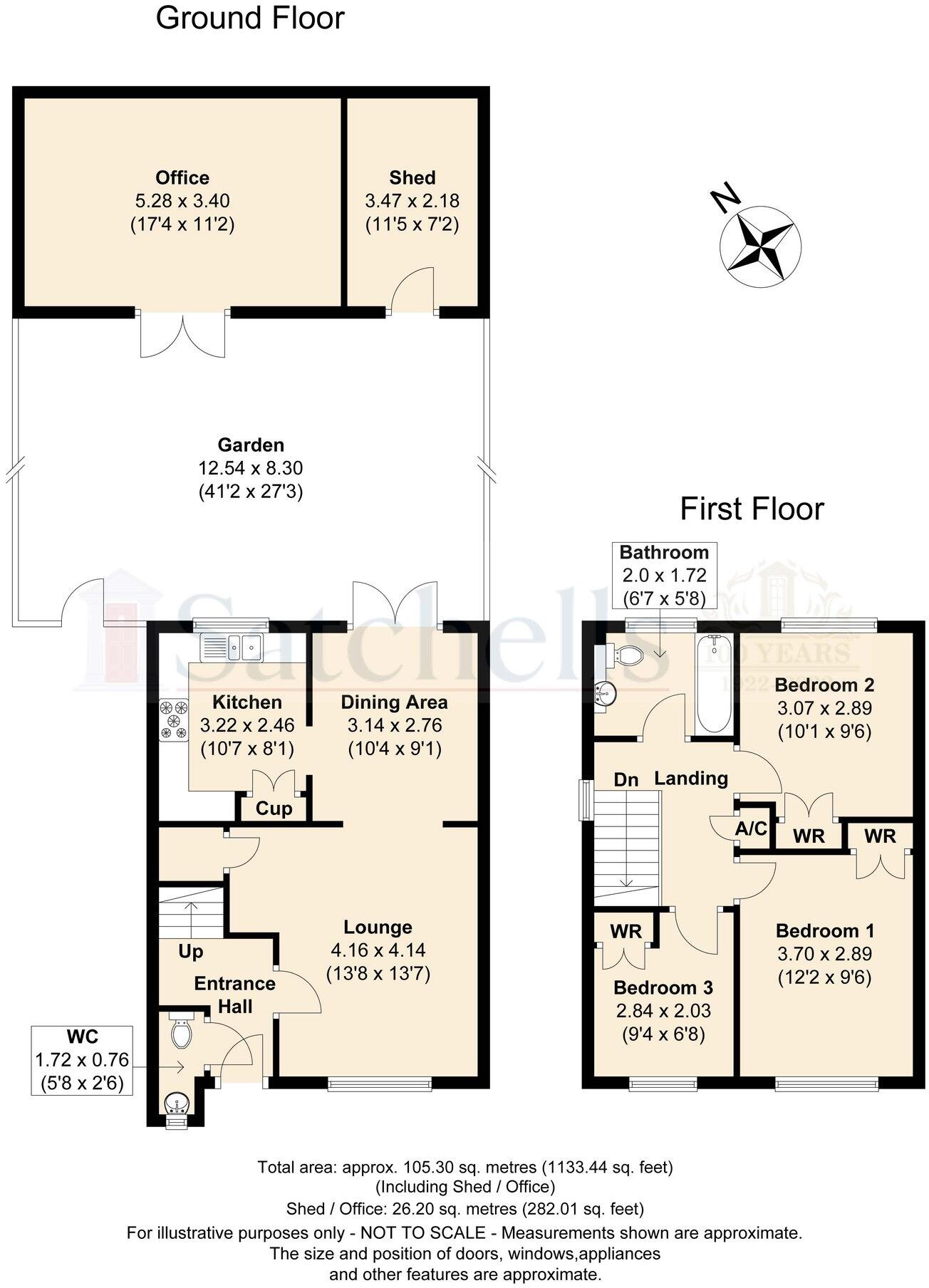 Martin Way, Letchworth Garden City, SG6 floorplan