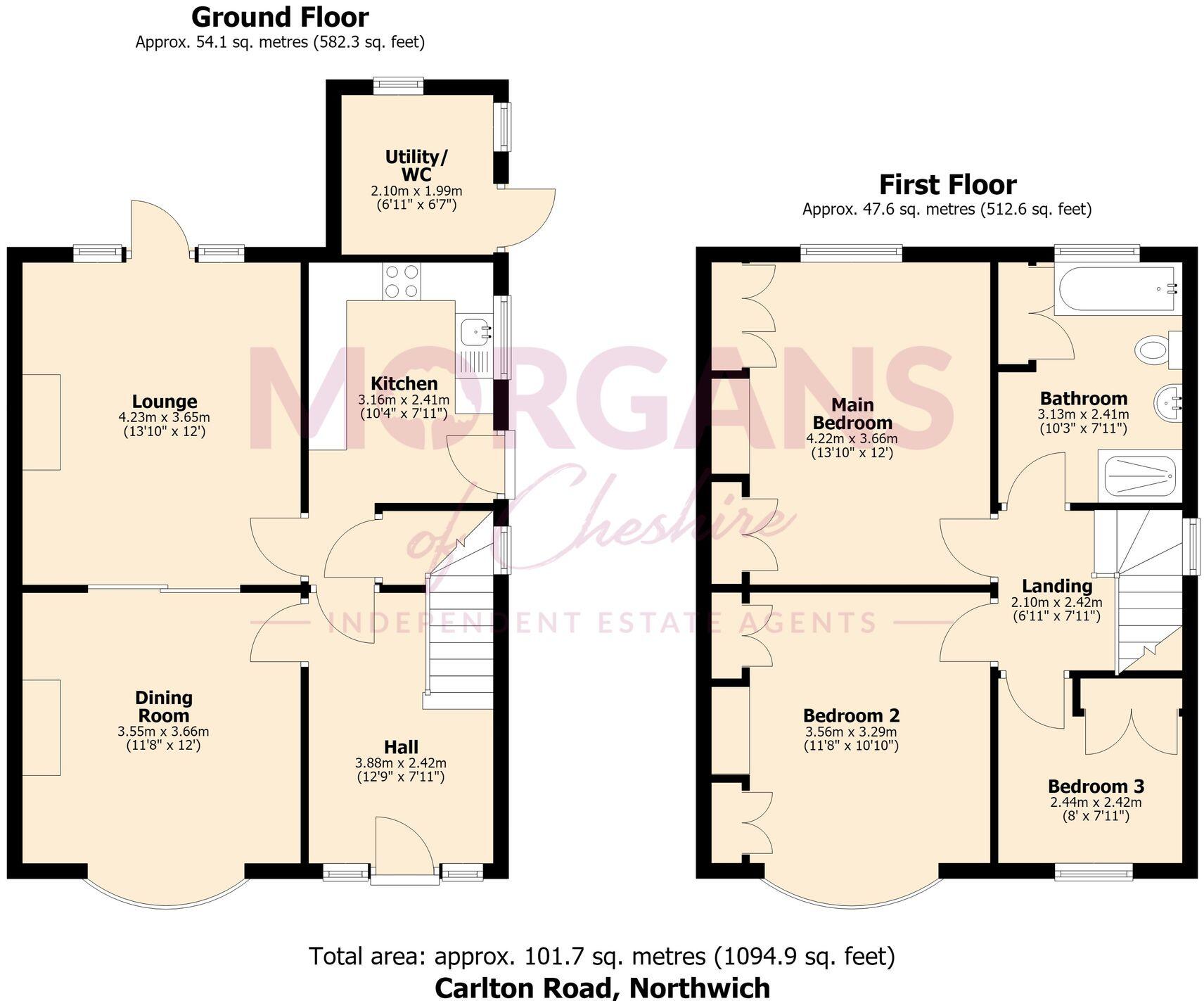 Carlton Road, Northwich, CW9 floorplan