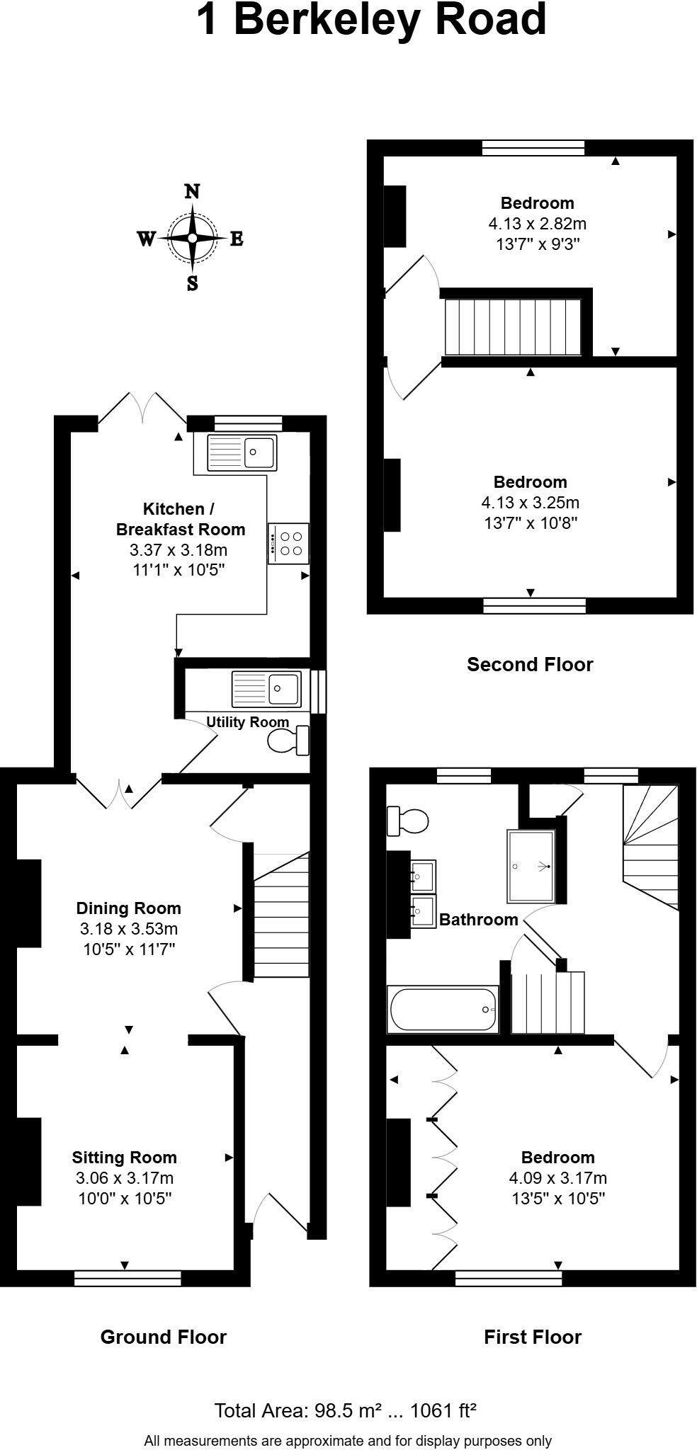 Berkeley Road, Newbury, Berkshire, RG14 floorplan