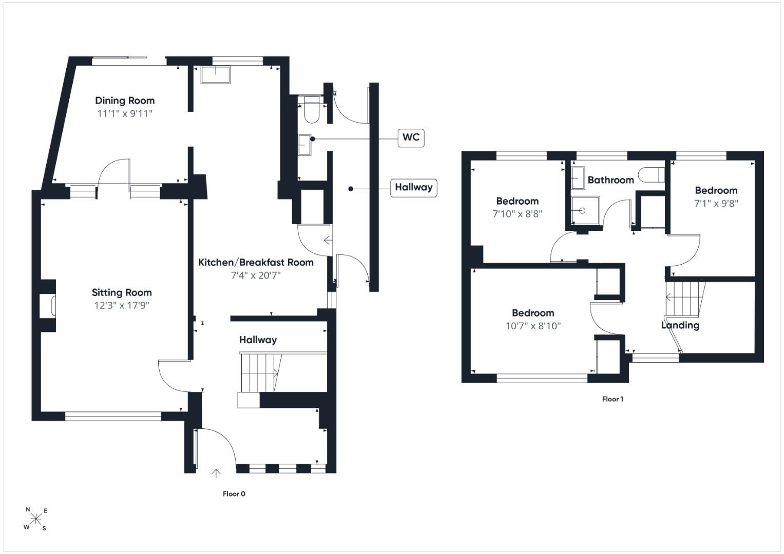 Plain Road, Smeeth, Ashford TN25 6QL floorplan