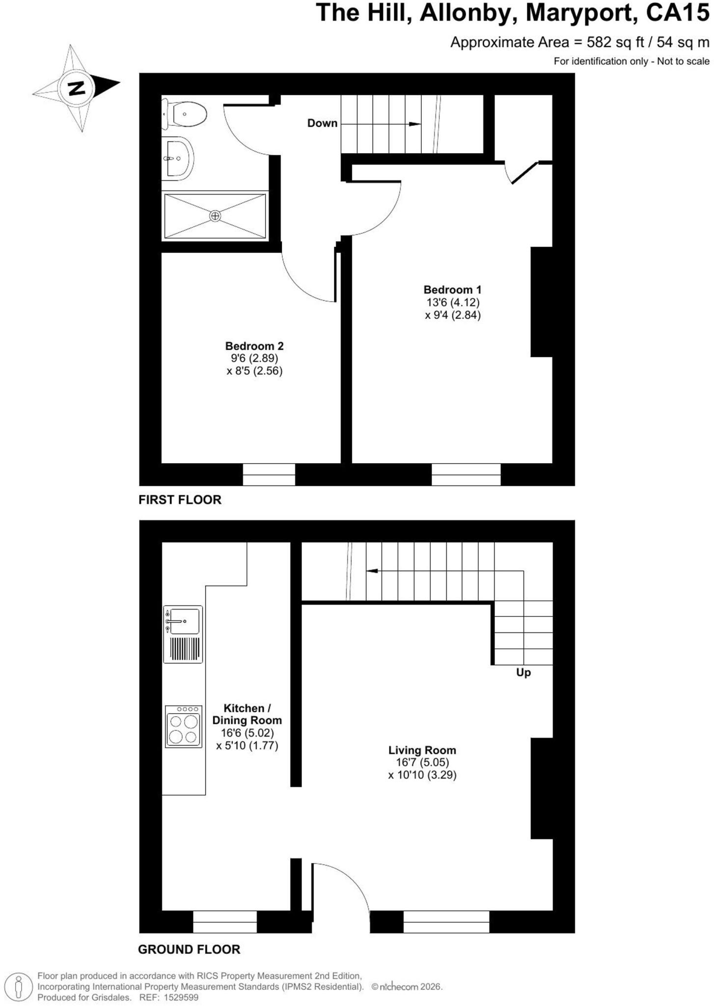 The Hill, Allonby, CA15 floorplan