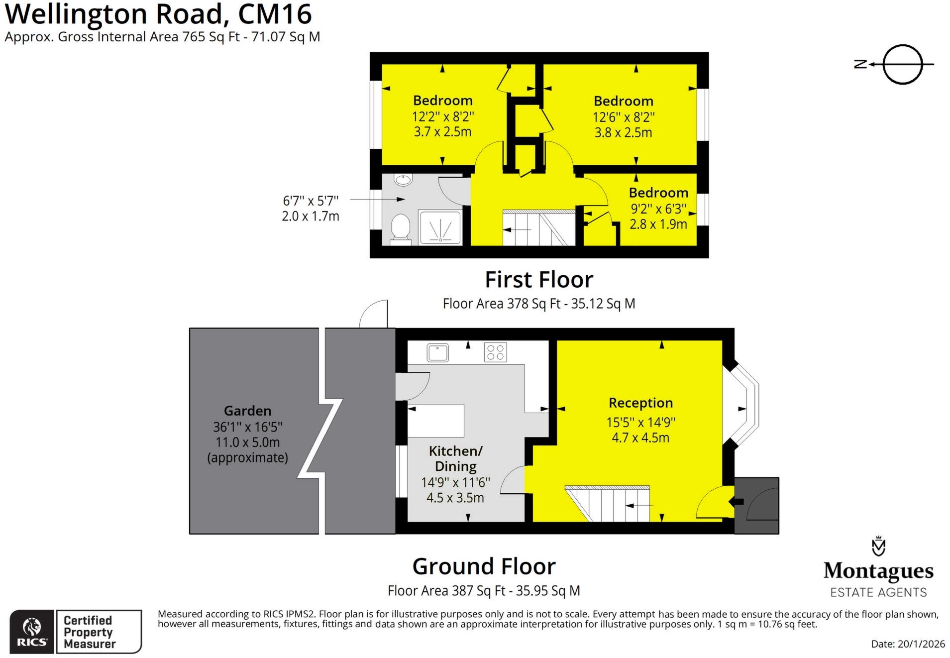 Wellington Road, North Weald, CM16 floorplan