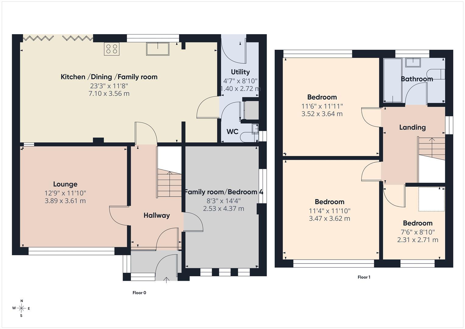 Beech Avenue, Bourne floorplan