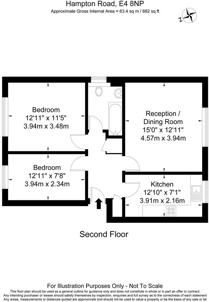Hampton Road, Chingford, E4 floorplan