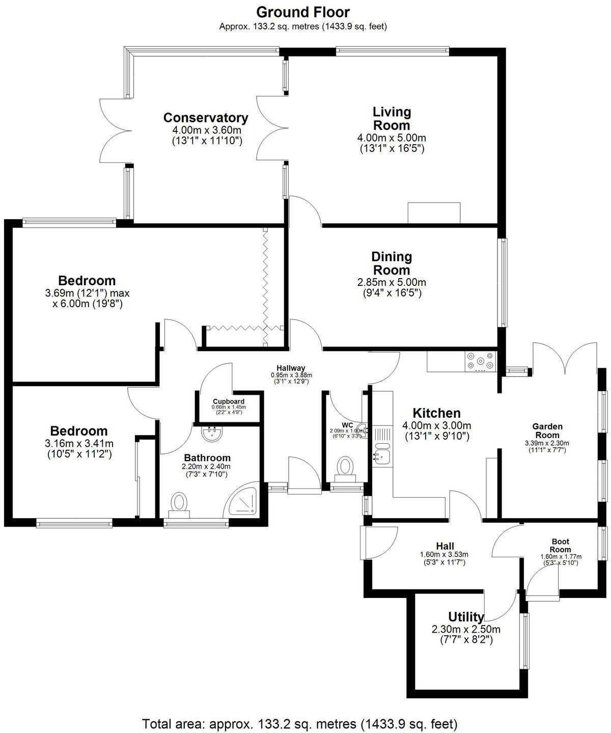 Riddings Lane, Hartford, CW8 floorplan