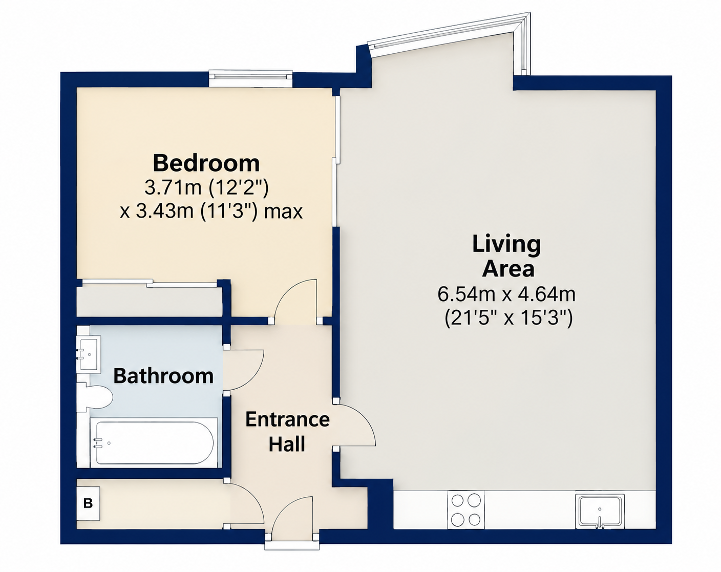 Chatham Street, Reading, RG1 floorplan