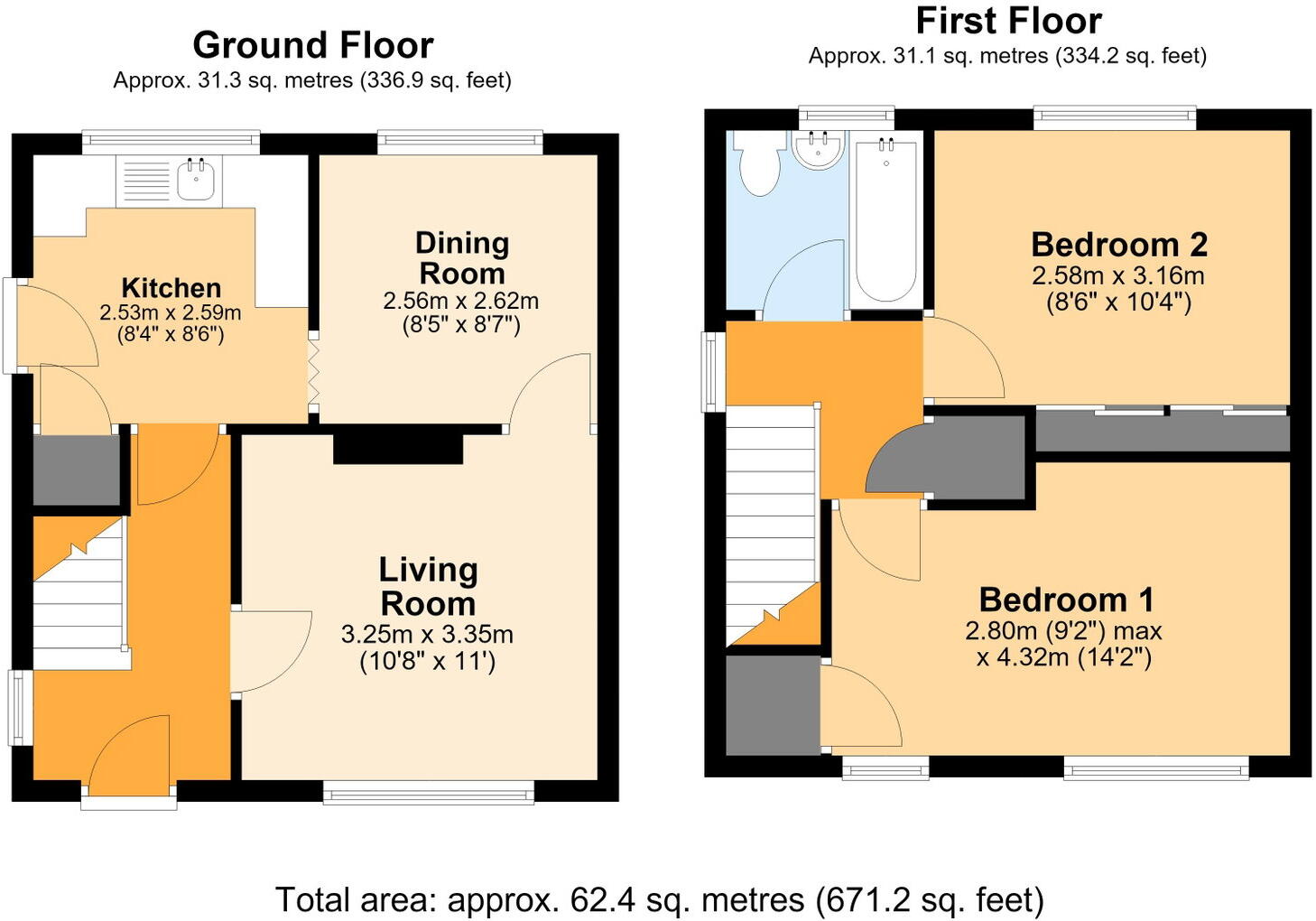 Ash Grove, Carmarthen, floorplan