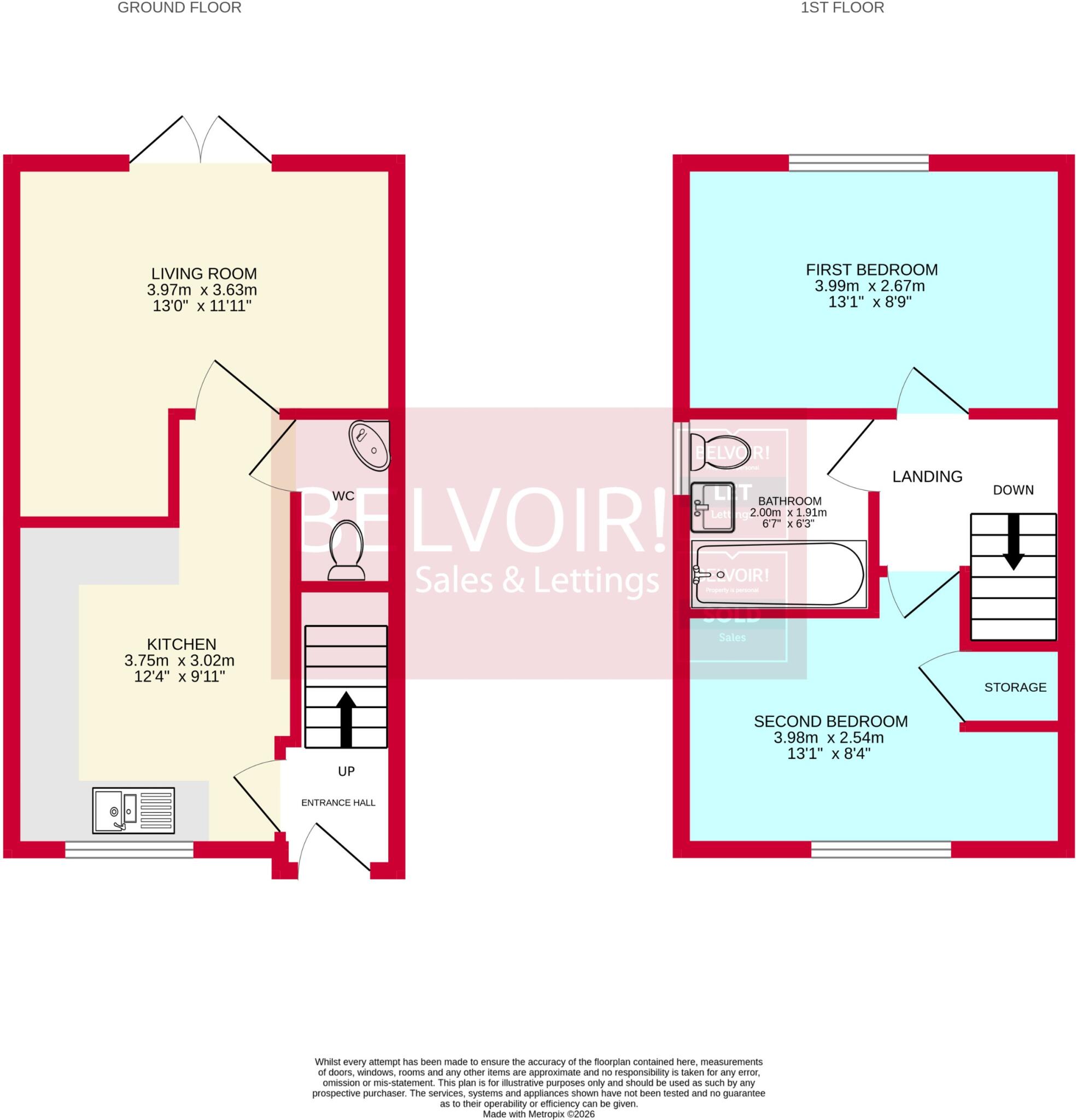 Shearwater Road, Coalpool, Walsall, WS3 floorplan