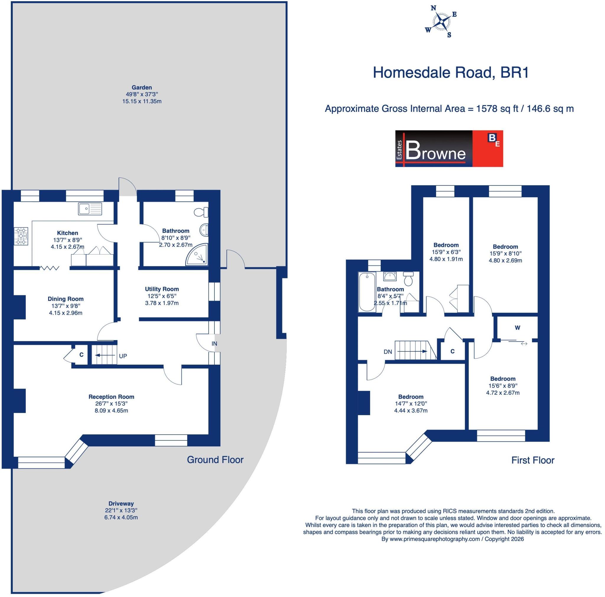 Homesdale Road, Bromley floorplan
