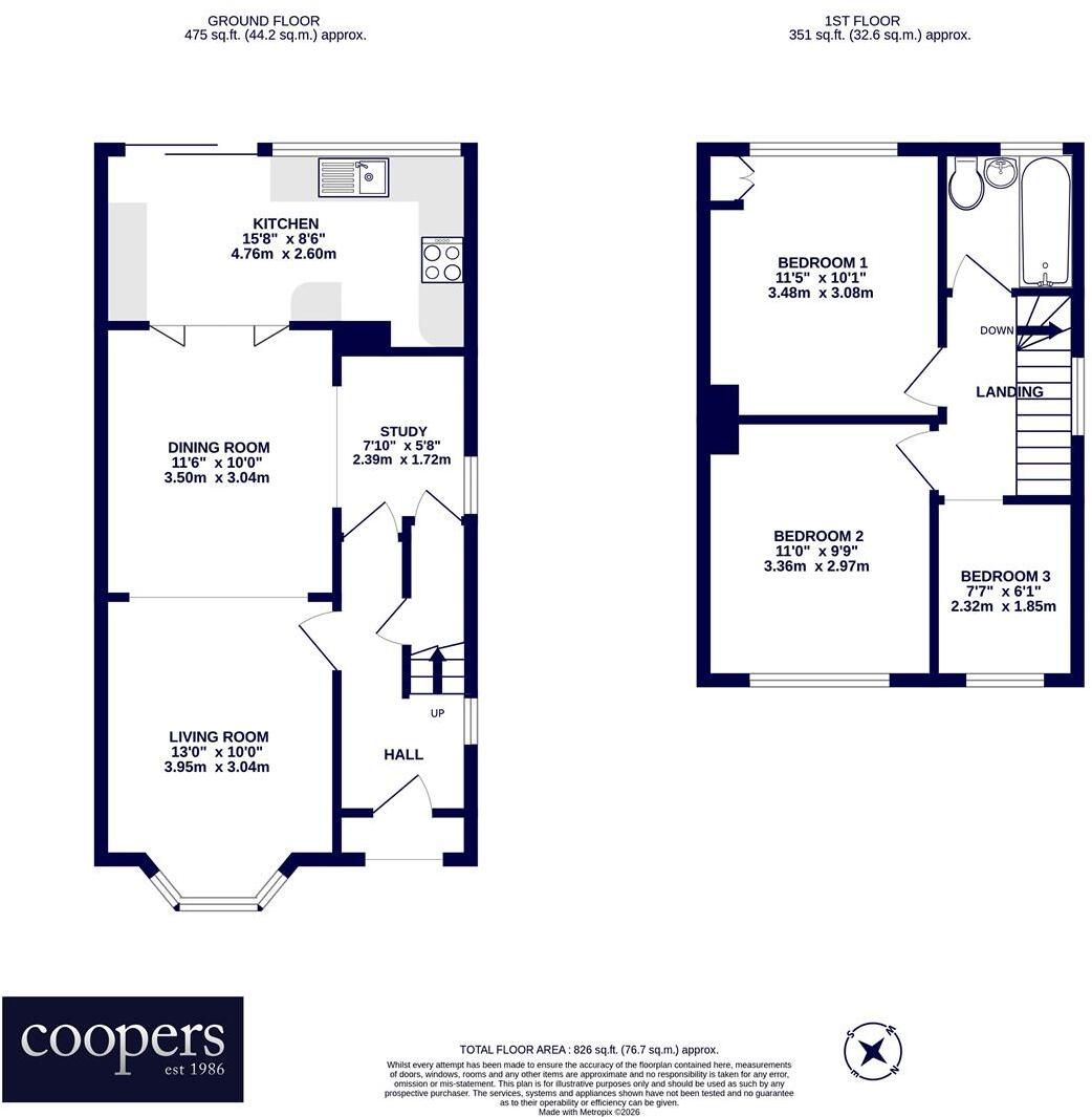 Dickens Avenue, Hillingdon, UB8 floorplan