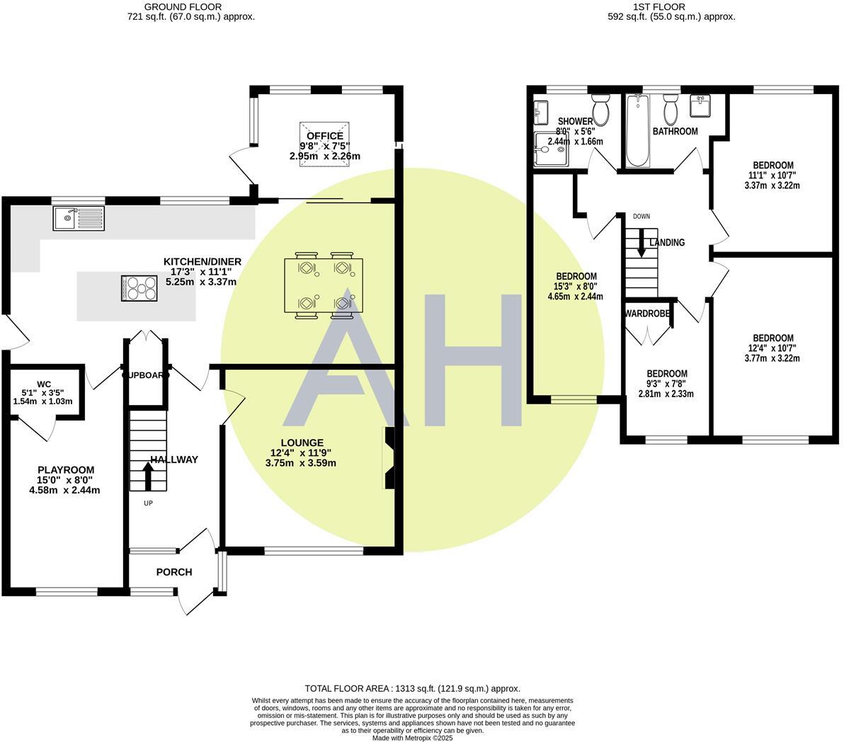 St. Martins Road, Sale floorplan