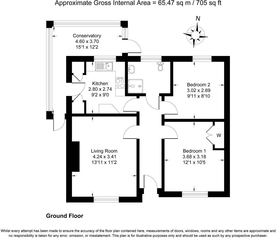 8, Glebe Close, Stow-on-the-Wold floorplan