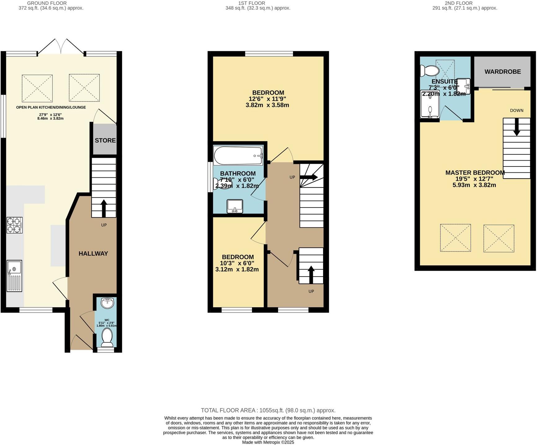Ever Ready Crescent, Dawley, TF4 floorplan