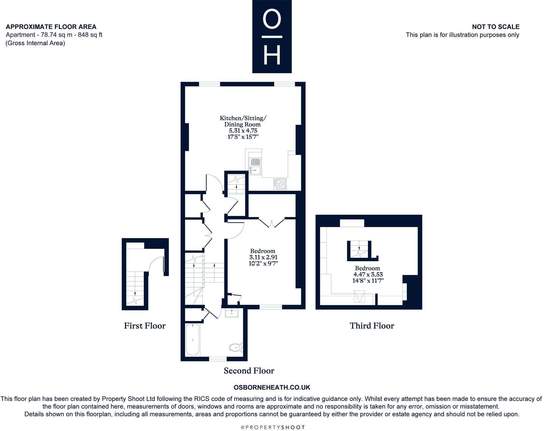 High Street, Eton floorplan