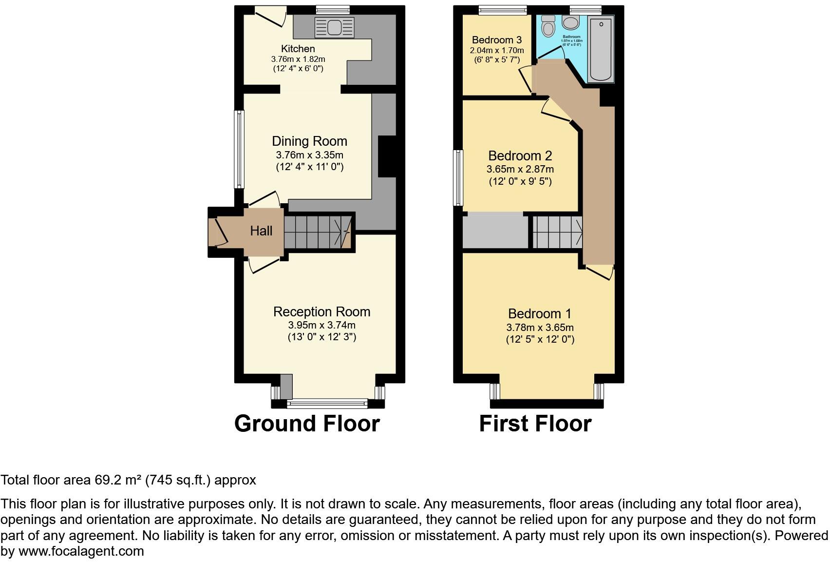 Ridgehill Grove, Sheffield, S12 floorplan