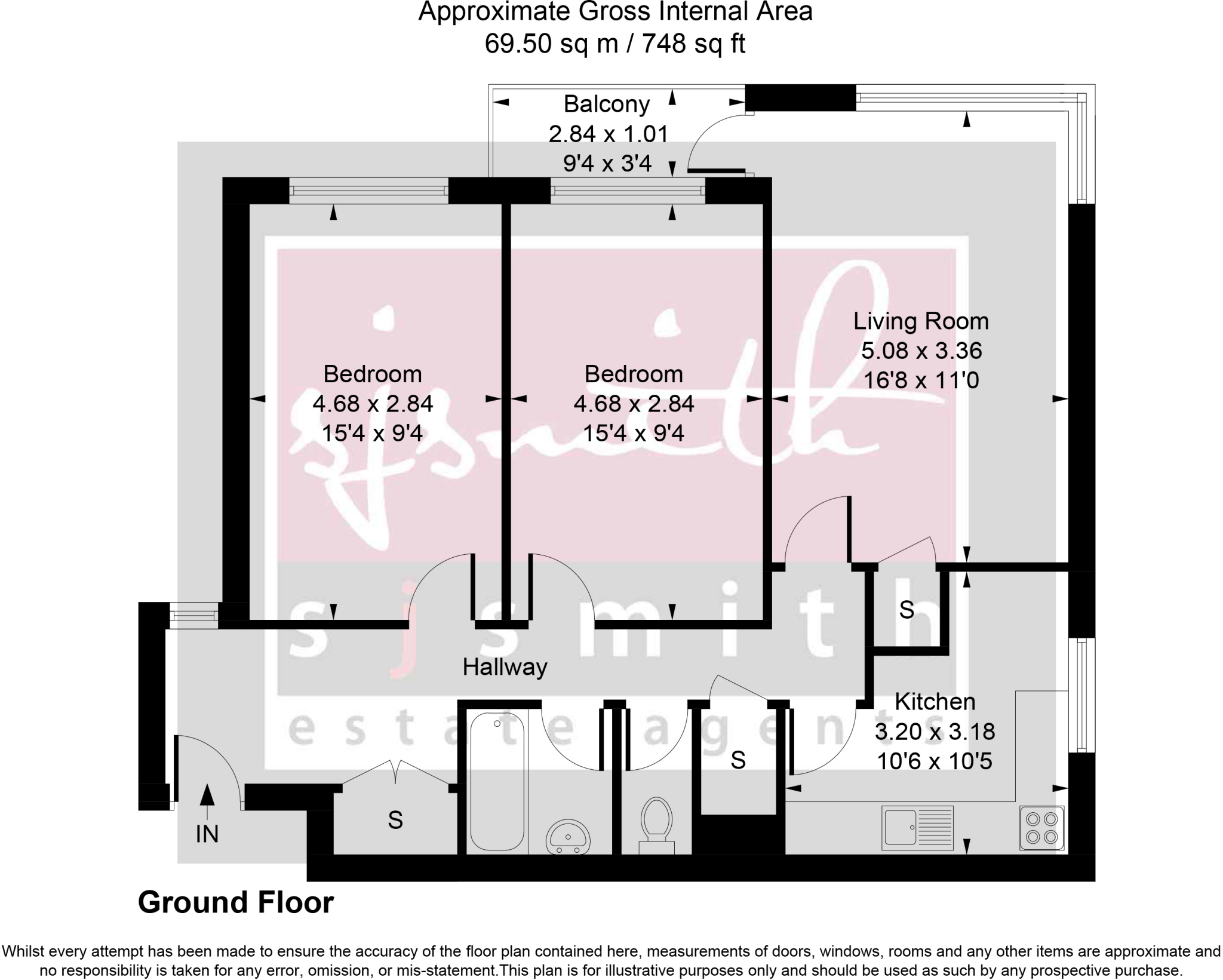 Priscilla House, Staines Road West, Sunbury-on-Thames floorplan