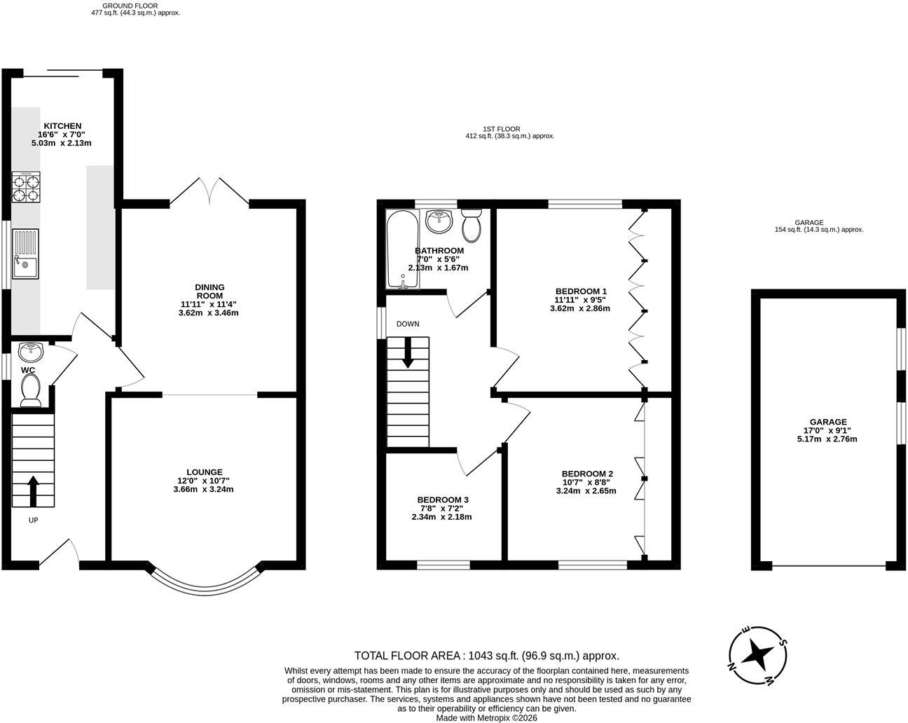 Bushfield Road, Scunthorpe floorplan