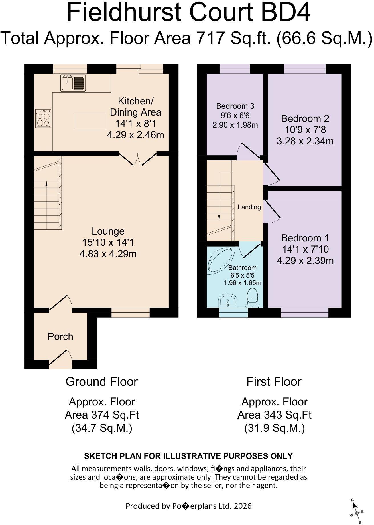 Fieldhurst Court, Bierley, BD4 floorplan