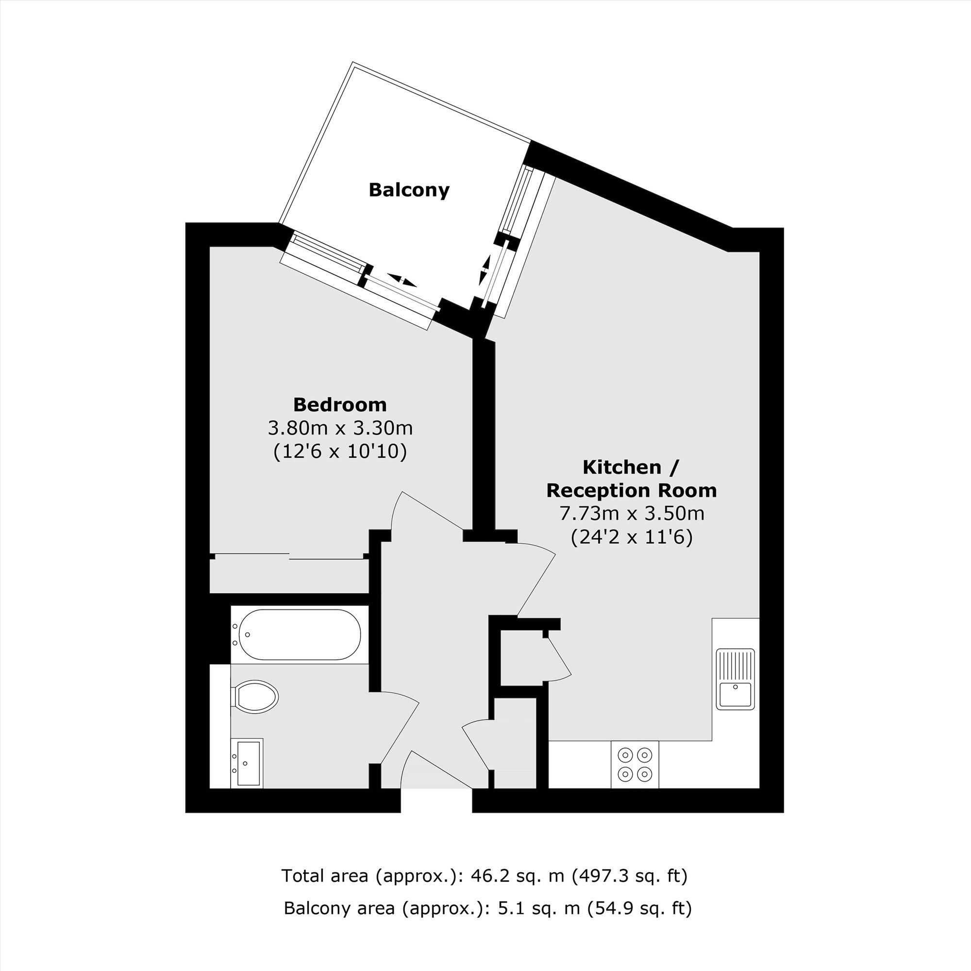 1 Baltimore Wharf, Canary Wharf floorplan