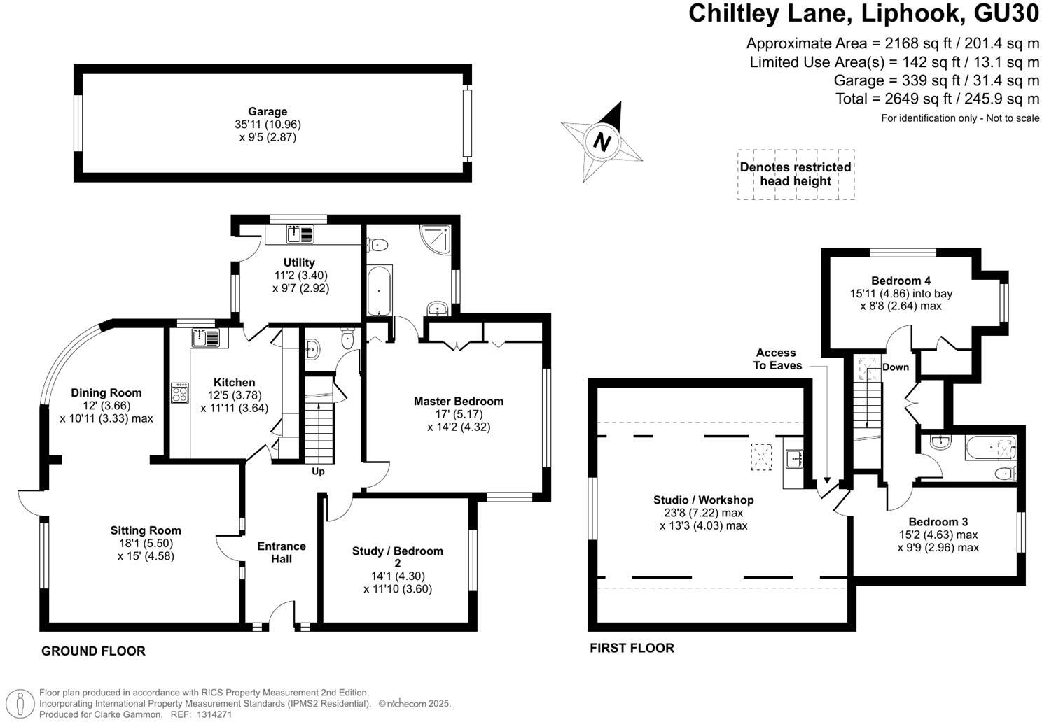Chiltley Lane, Liphook floorplan