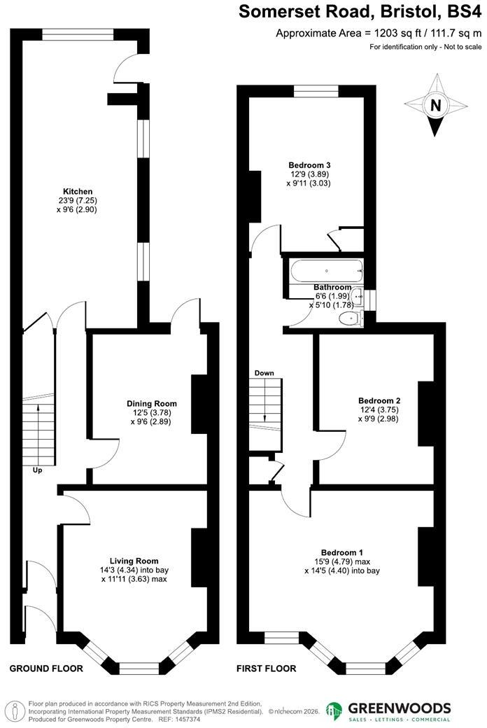 Somerset Road, Bristol floorplan