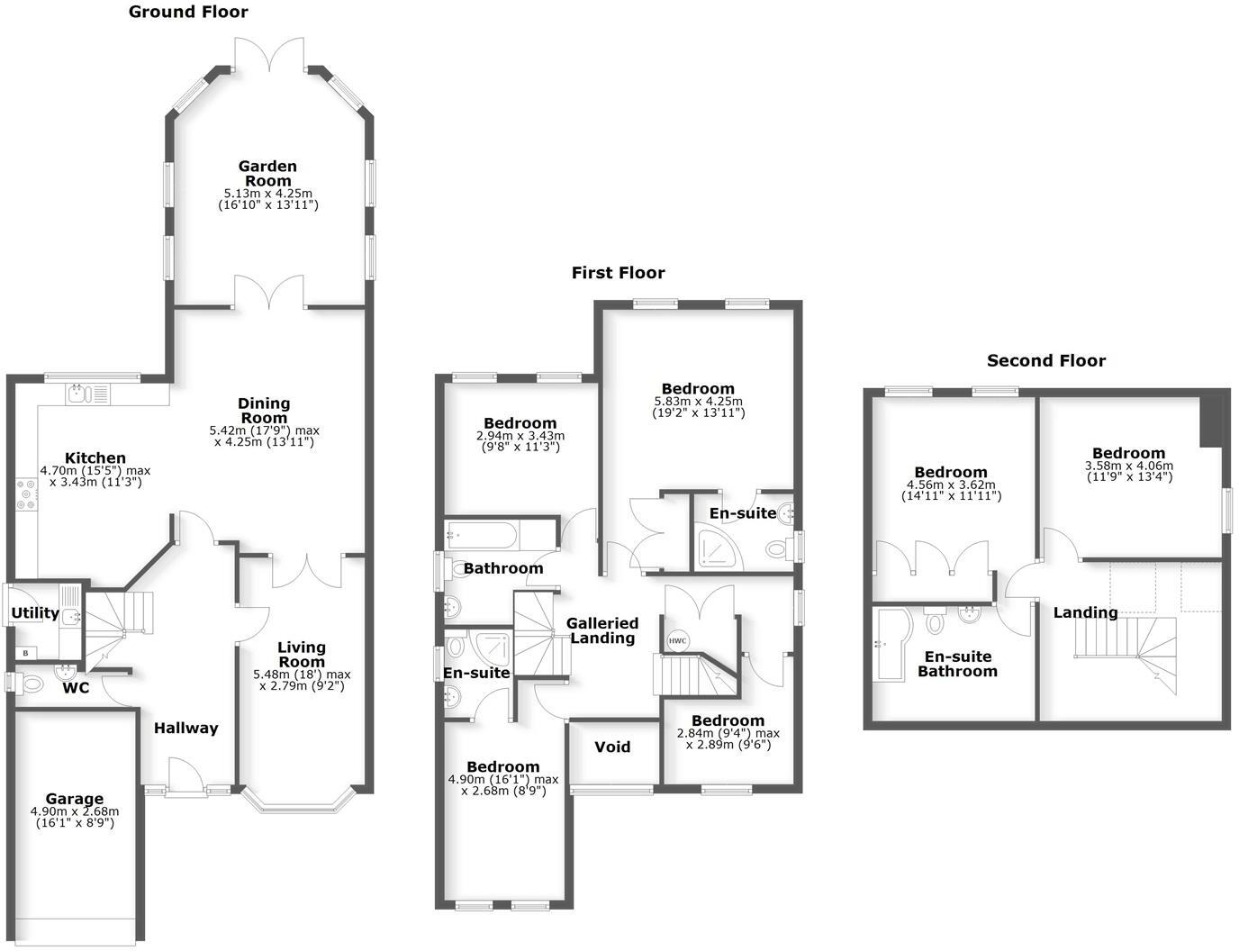 Middleton House, Ullesthorpe Road, Bitteswell. floorplan