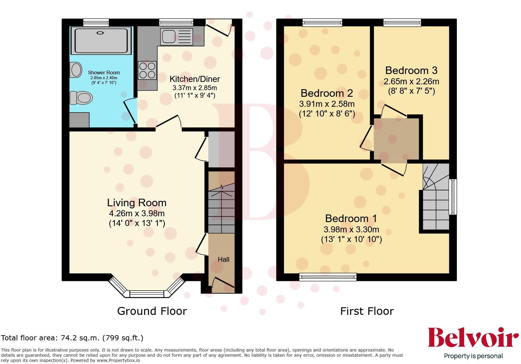 Denville Crescent, Birmingham, B9 floorplan