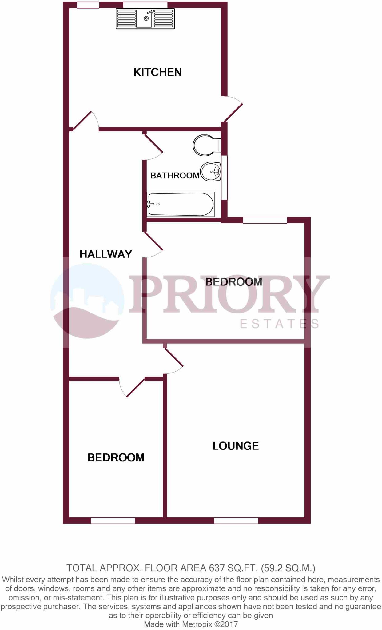 Connaught Avenue, Frinton-on-Sea floorplan
