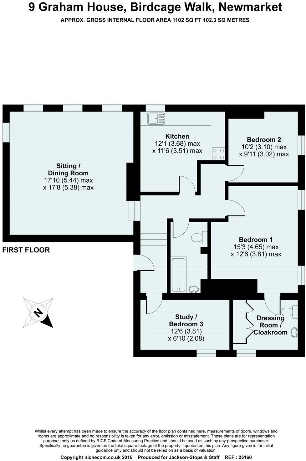Graham House, Birdcage Walk, Newmarket, Suffolk, CB8 floorplan