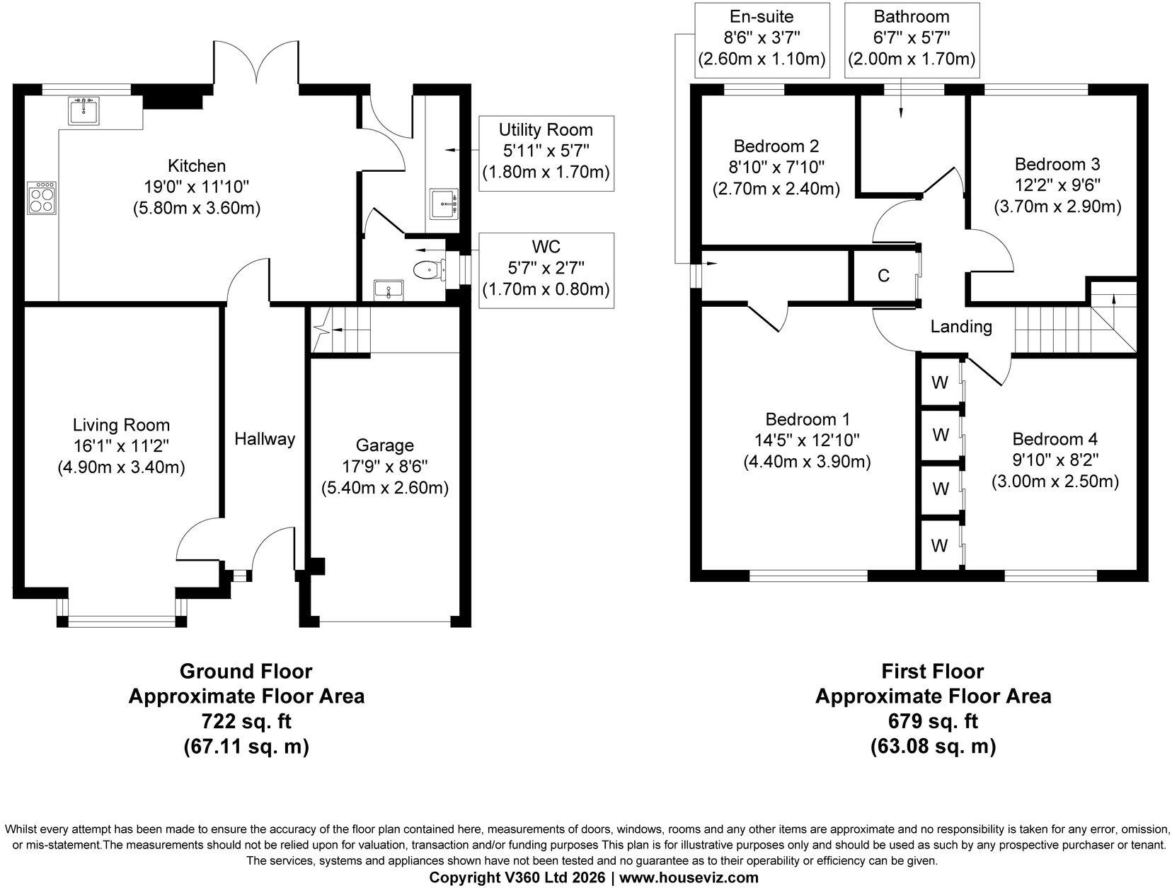 6, Carlton Meadows, Llay, LL12 floorplan